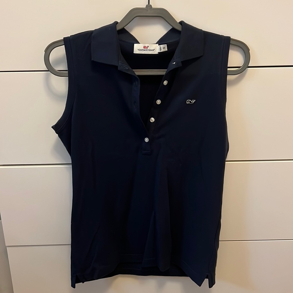 Women’s Sleeveless Polo Top